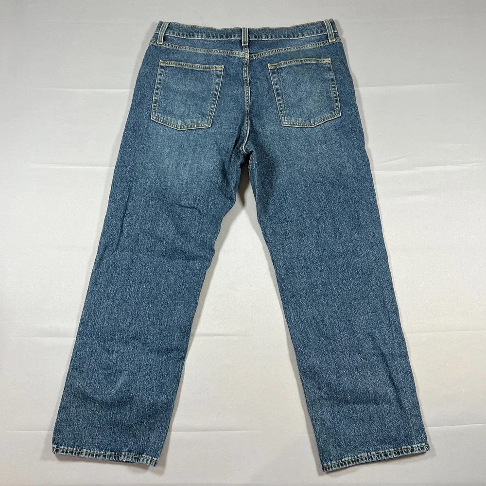 Goodfellow & Co Straight Leg Jeans Mens 36X30 Blue Denim Total Flex Relaxed Fit